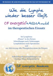 CF energetic Broschüre "Wie die Lymphe wieder besser fließt"