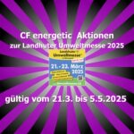 CF energetic Aktionen zur Landshuter Umweltmesse 2025